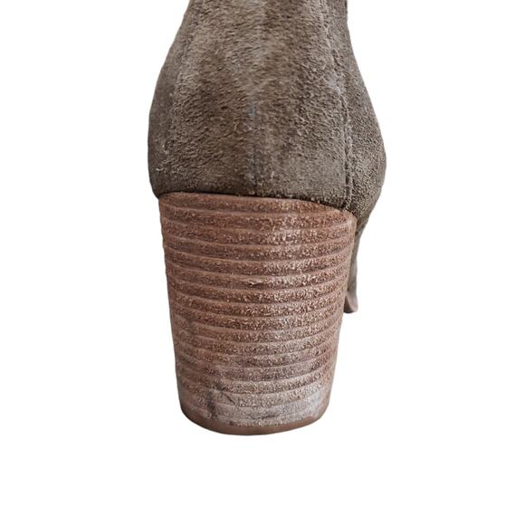 Madewell The Brenner Boot in Suede Tan Brown Side Zip Ankle Sz 9.5 - Picture 16 of 16